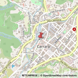 Mappa Corso Carlo Rosselli, 5, 54033 Carrara, Massa-Carrara (Toscana)