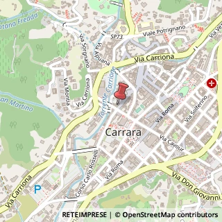 Mappa Corso Carlo Rosselli, 1, 54033 Carrara, Massa-Carrara (Toscana)