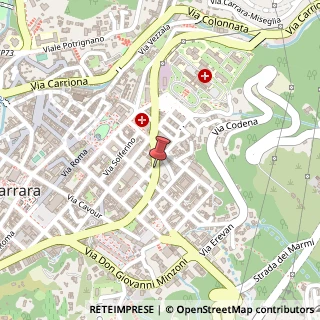 Mappa Via del cavatore 11, 54033 Carrara, Massa-Carrara (Toscana)