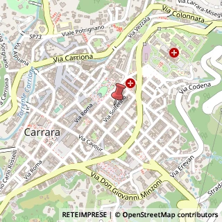 Mappa Via Solferino, 2 c, 54033 Carrara, Massa-Carrara (Toscana)