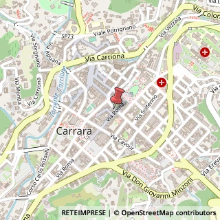 Mappa Via Roma, 1, 54033 Carrara, Massa-Carrara (Toscana)