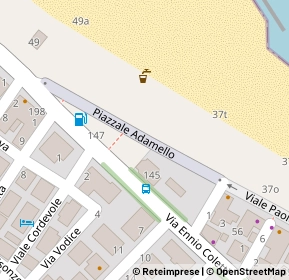 Mappa Viale Cordevole, 47921 Rimini RN, Italia (0.095)