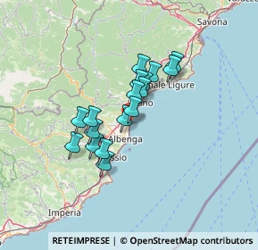 Mappa Localita' pineo, 17023 Ceriale SV, Italia (9.87235)