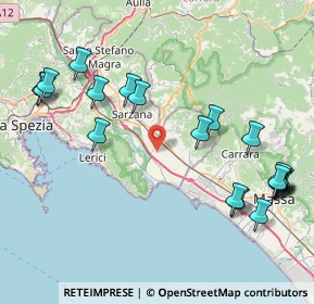 Mappa 19038 Sarzana SP, Italia (10.0735)