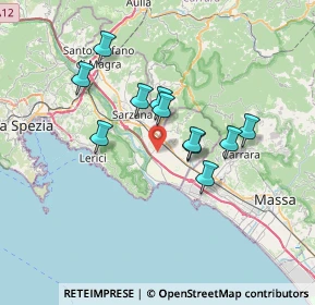 Mappa 19038 Sarzana SP, Italia (5.87455)