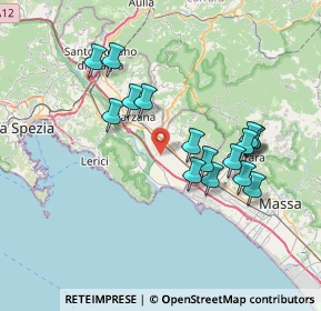 Mappa 19038 Sarzana SP, Italia (6.97375)