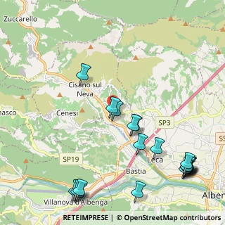 Mappa Via Piamboschi, 17035 Cisano sul Neva SV, Italia (2.9035)