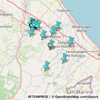 Mappa Via A. Trentanove, 47020 Longiano FC, Italia (8.0695)