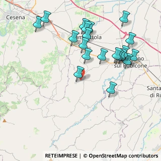 Mappa Via A. Trentanove, 47020 Longiano FC, Italia (4.5325)
