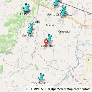Mappa Piazza Giovanni Racca, 47020 Longiano FC, Italia (3.07769)