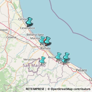 Mappa Via Destra del Porto, 47923 Rimini RN, Italia (13.31308)