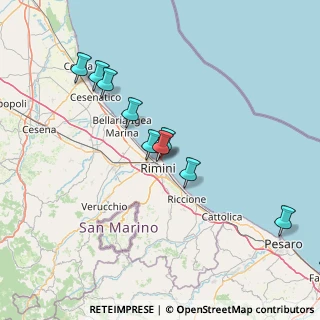 Mappa Via Destra del Porto, 47923 Rimini RN, Italia (24.94786)