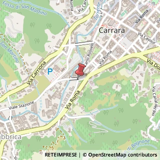 Mappa Corso Carlo Rosselli, 43, 54033 Carrara, Massa-Carrara (Toscana)