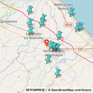 Mappa Via Bagnolo, 47822 Santarcangelo di Romagna RN, Italia (4.118)