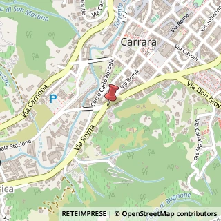 Mappa Via Roma, 36/38, 54033 Carrara, Massa-Carrara (Toscana)