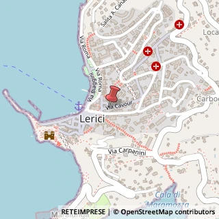 Mappa Via Cavour, 18, 19032 Lerici, La Spezia (Liguria)