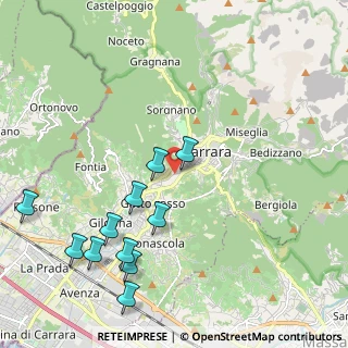Mappa Via Elisa, 54033 Carrara MS, Italia (2.45727)