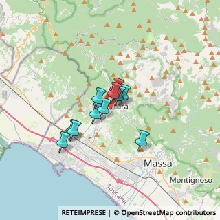 Mappa Via Elisa, 54033 Carrara MS, Italia (2.20727)