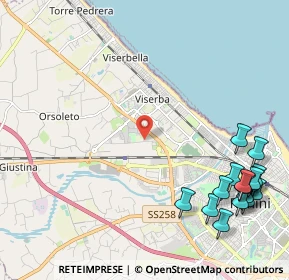 Mappa 47922 Rimini RN, Italia (3.066)