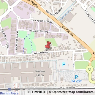 Mappa Via Turchetta, 51, 47922 Rimini, Rimini (Emilia Romagna)