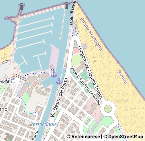 Mappa Viale Cristoforo Colombo, 47921 Rimini RN, Italia (0.16818)