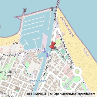 Mappa Via Destra del Porto, 6, 47921 Rimini, Rimini (Emilia Romagna)