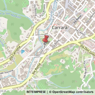 Mappa Corso Carlo Rosselli, 27b, 54033 Carrara, Massa-Carrara (Toscana)
