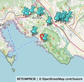 Mappa Via Carbognano 3 ° Traversa, 19032 Lerici SP, Italia (4.28056)