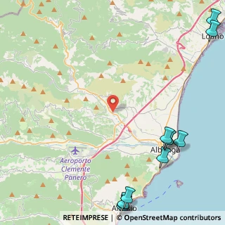 Mappa Via Benessea, 17035 Albenga SV, Italia (7.07091)