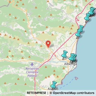 Mappa Via Benessea, 17035 Albenga SV, Italia (6.83909)