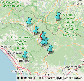 Mappa SP7, 55051 Barga LU, Italia (10.81182)