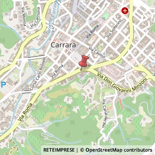 Mappa Via Don Giovanni Minzoni, 19, 54033 Carrara, Massa-Carrara (Toscana)