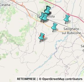 Mappa Via Decio Raggi, 47020 Longiano FC, Italia (3.85583)