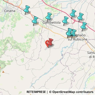 Mappa Via Decio Raggi, 47020 Longiano FC, Italia (5.09727)
