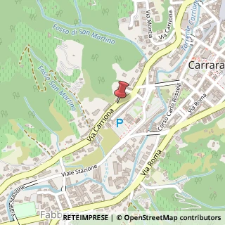 Mappa Via carriona 40, 54033 Carrara, Massa-Carrara (Toscana)