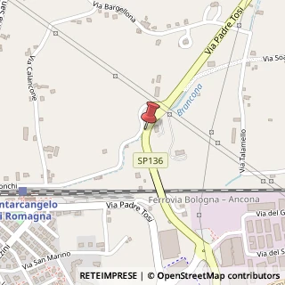 Mappa Via P. Tosi, 148, 47822 Santarcangelo di Romagna, Rimini (Emilia Romagna)