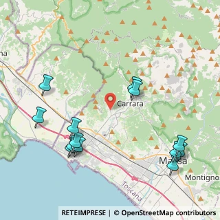 Mappa Via Magenta, 54033 Carrara MS, Italia (5.04)