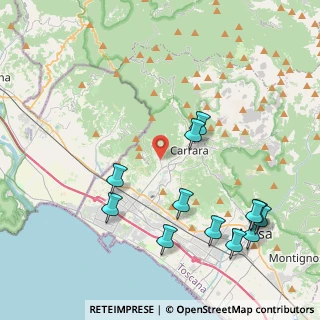 Mappa Via Magenta, 54033 Carrara MS, Italia (4.91083)
