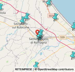 Mappa Via Roncaglia, 47822 Santarcangelo di Romagna RN, Italia (5.6225)