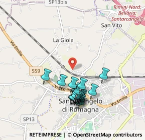 Mappa Via Roncaglia, 47822 Santarcangelo di Romagna RN, Italia (0.901)