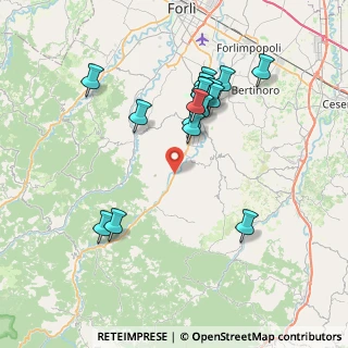 Mappa Via Nazionale, 47014 Meldola FC, Italia (7.49059)