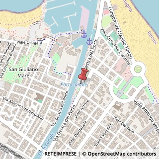 Mappa Via Destra del Porto, 2/h, 47921 Rimini, Rimini (Emilia Romagna)