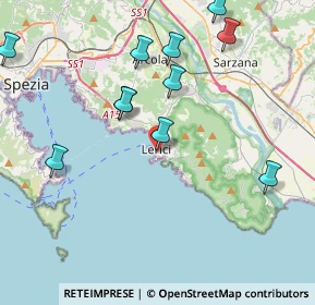 Mappa Via Carpanini, 19032 Lerici SP, Italia (4.8)