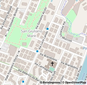 Mappa Via Lucio Lando, 47921 Rimini RN, Italia (0.08519)