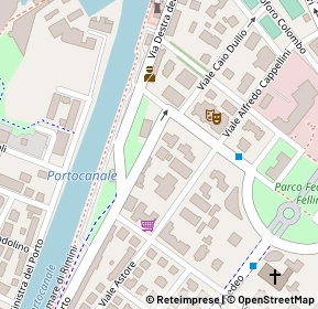 Mappa Viale Flavio Gioia, 47921 Rimini RN, Italia (0.12857)