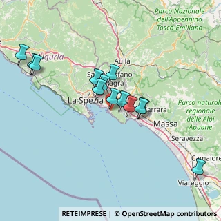 Mappa Via A. Bacigalupi, 19032 Lerici SP, Italia (13.64077)