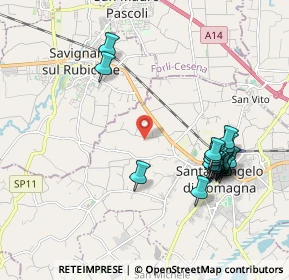 Mappa Via P. Paglierani, 47822 Santarcangelo di Romagna RN, Italia (2.1355)
