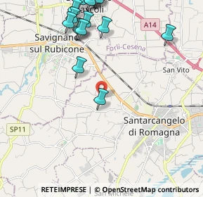 Mappa Via P. Paglierani, 47822 Santarcangelo di Romagna RN, Italia (2.9515)