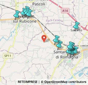 Mappa Via P. Paglierani, 47822 Santarcangelo di Romagna RN, Italia (2.52357)