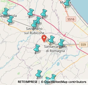 Mappa Via P. Paglierani, 47822 Santarcangelo di Romagna RN, Italia (5.21923)